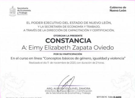 Certificado